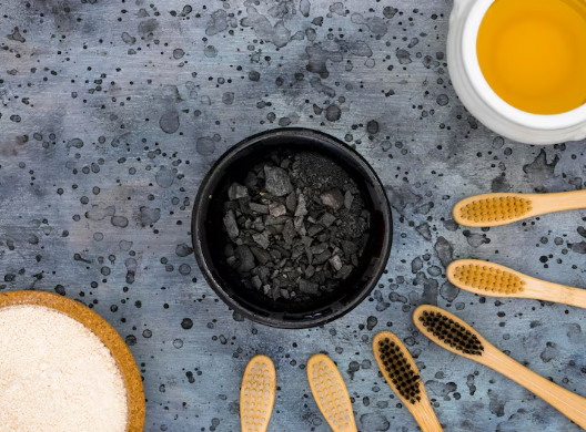 Activated Charcoal Salt Scrub